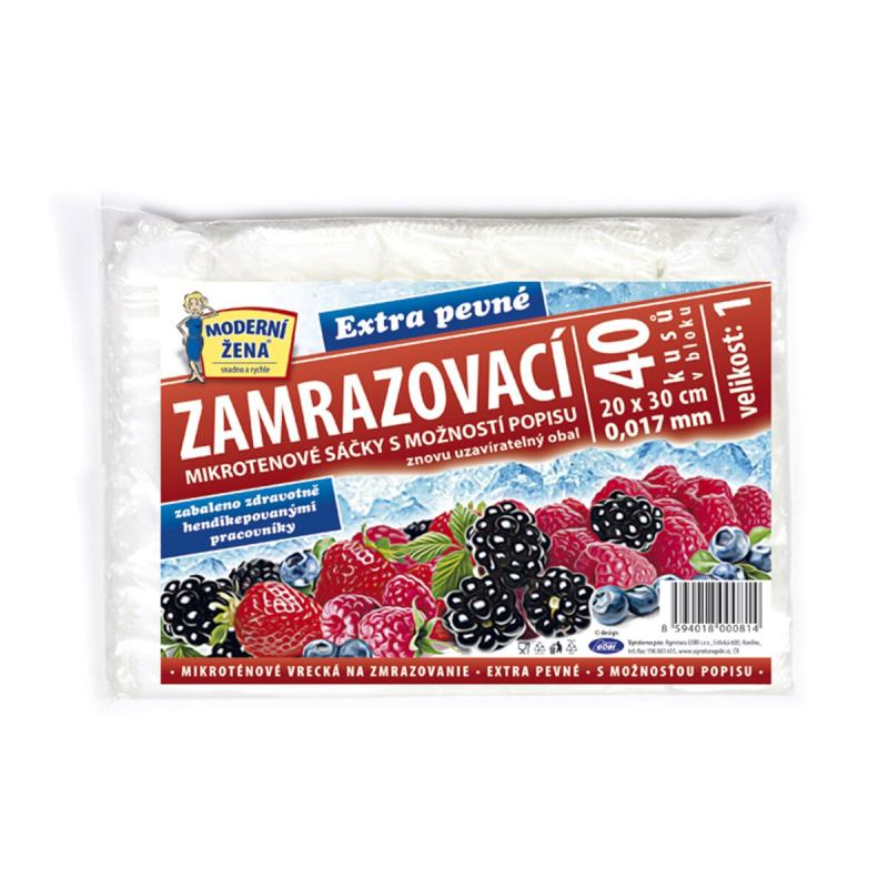 Zamrazovací sáčok Extra 20x30 cm 40 ks