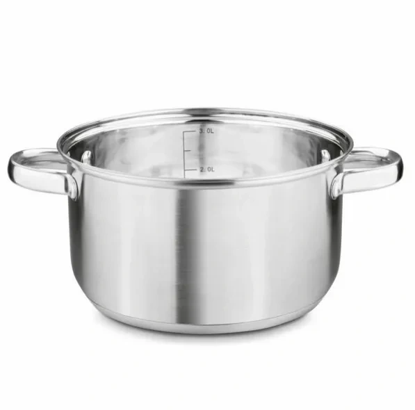 Sada nerezových hrncov BAHAMA II 8 dielna – 14, 16, 20 cm + rajnica 12 cm, indukcia 2