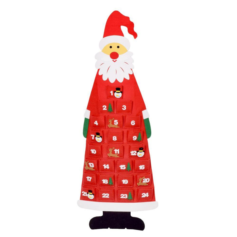 Adventný kalendár Santa 110 cm