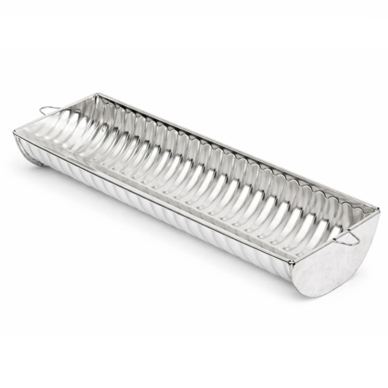 Forma srnčí chrbát 123/32cm pocínovaný plech
