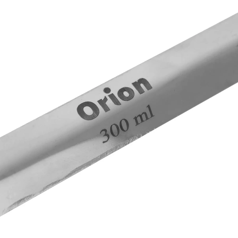 Nerezová naberačka 35 cm, priemer 11,5 cm – extra veľká naberačka s háčikom na zavesenie 1