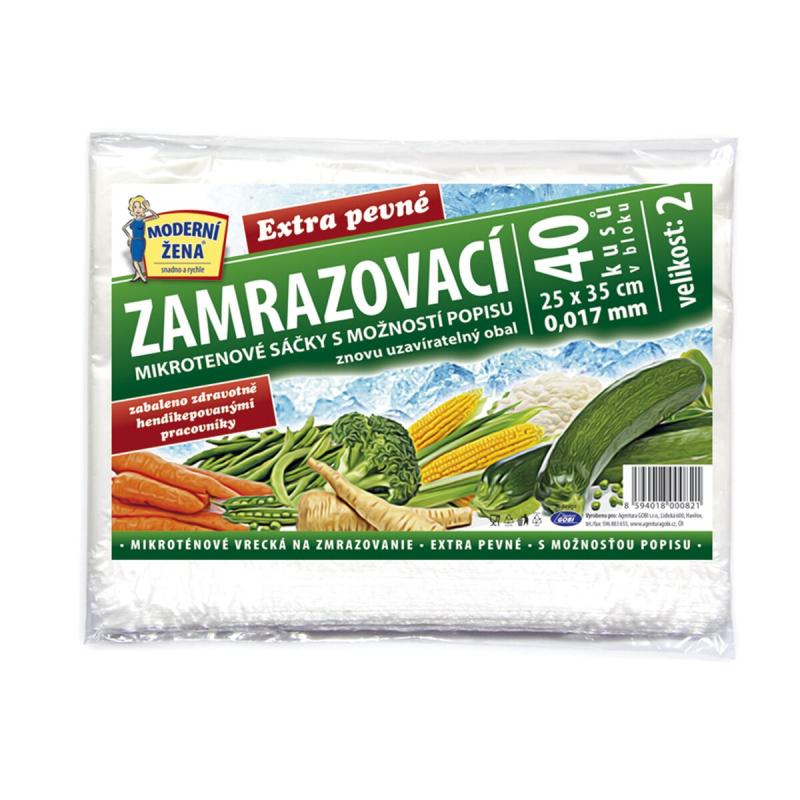 Zamrazovací sáčok Extra 25x35 cm 40 ks