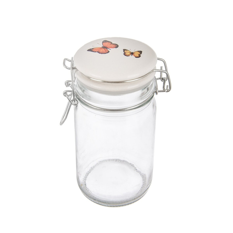 Dóza s klipovým uzáverom JAR motýľ 0,25 l
