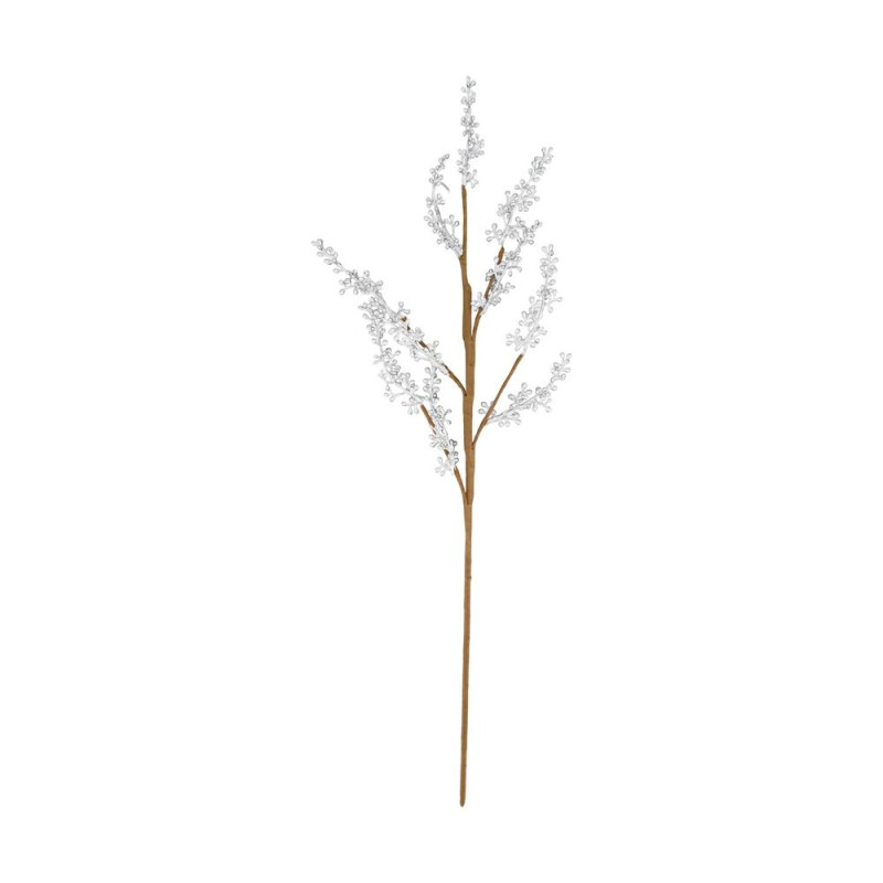 Ozdoba zapichovacia vetvička 77x30x3cm metalická strieborná
