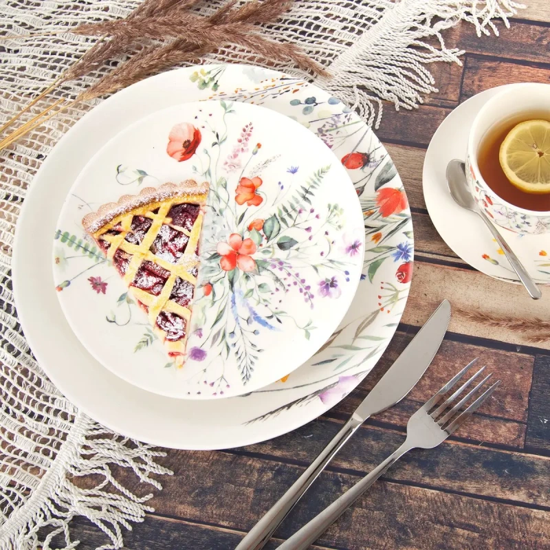 Jedálenská sada MÁK 18 dielov – porcelánová sada pre 6 osôb 7