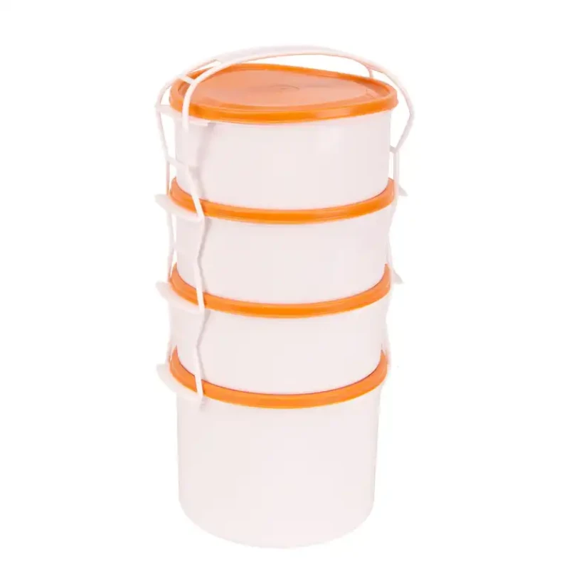 Obedár UH 4-dielny KLC – plastový obedár 3×1,2 l + 1×2 l (5,6 l) 1