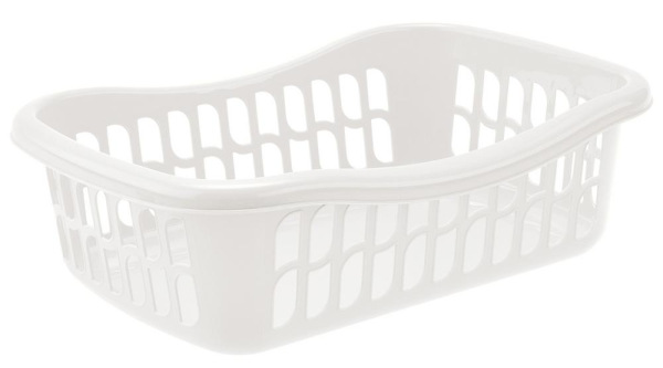 Kôšík úložný UH 21l 57X39XH17.5CM biely "Brio" TONTARELLI