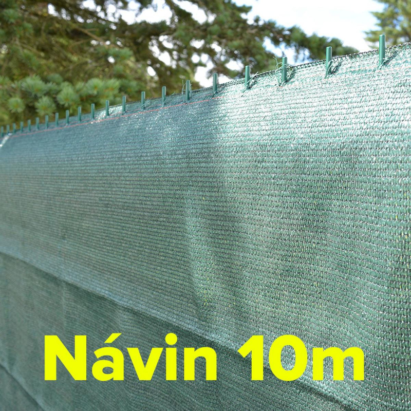 Sieť tieniaca zelená 1,5x10 m HDPE 230g/90% GARDENKUS KLC