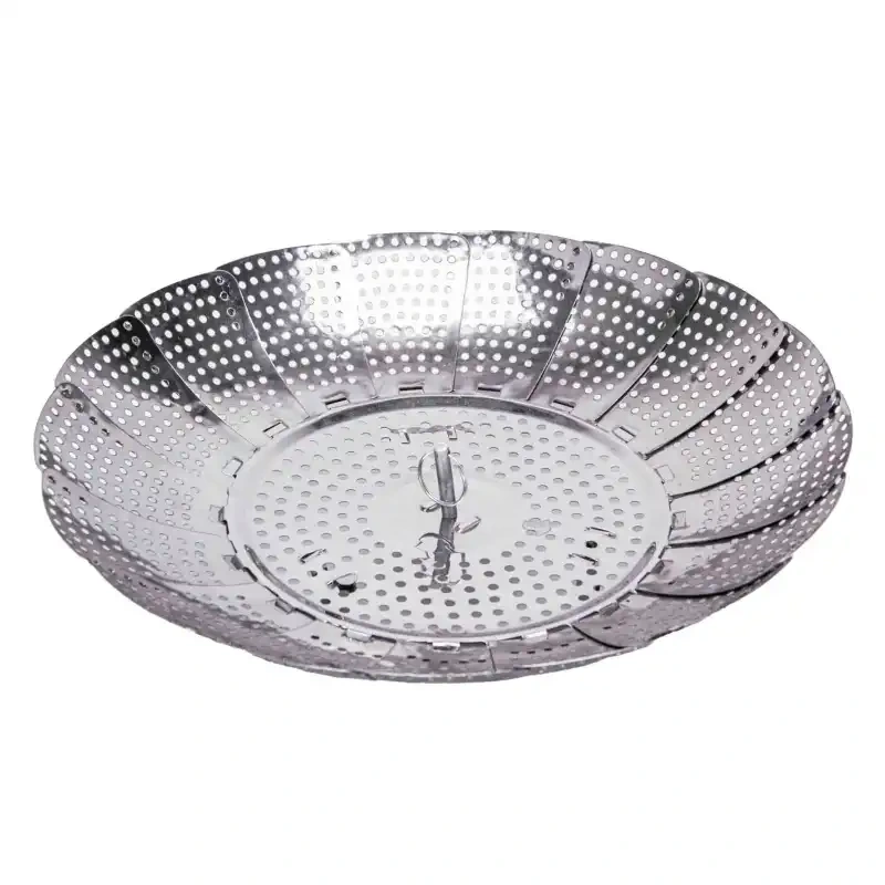 Paráčik nerezový 28 cm KLC – veľký parák do hrnca na knedle, buchty a parené jedlá 1