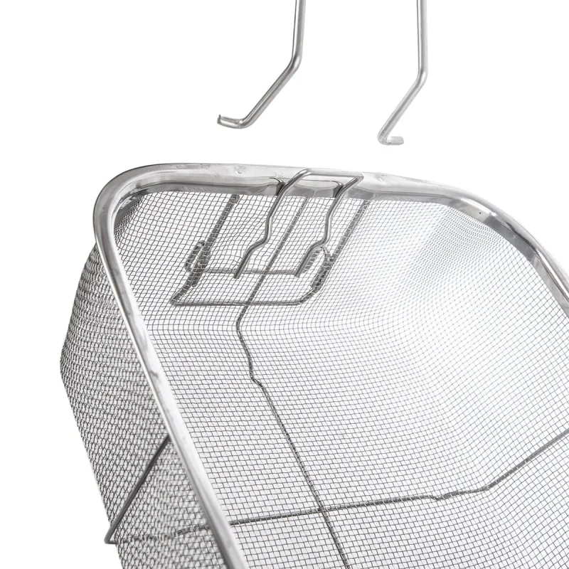 Pekáč GRANDE 32,5 × 24,5 cm s vekom a fritovacím košíkom – obojstranný, indukcia 4