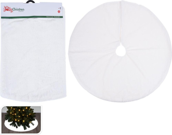 Obal 90 cm na stojan vianočného stromčeka biely