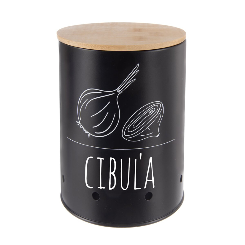 Dóza pr. 13 cm Cibuľa BLACK