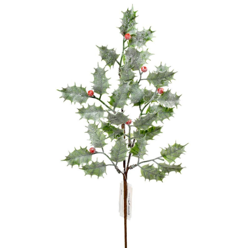 Ozdoba zapichovacia konár zasnežený 41cm