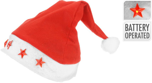 Čiapka Mikulášska svietiaca