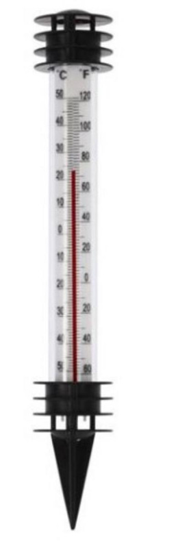 Teplomer vonkajší záhradný biely 23 cm