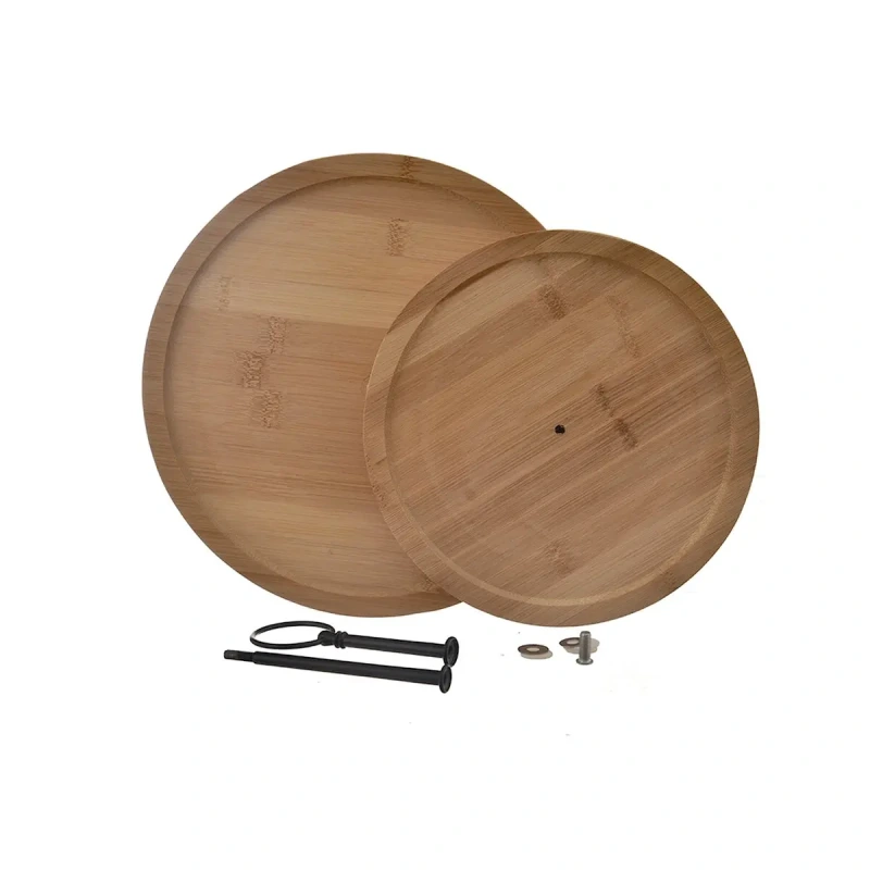 Servírovací stojan 2 poschodia – bambusový stojan na zákusky a pochutiny 3