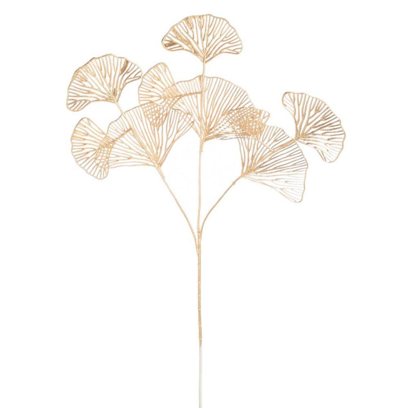Ozdoba zapichovacia konár GINKO zlatý 64cm