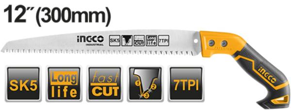 Pílka na drevo prerezávacia 300mm INGCO Industrial KLC