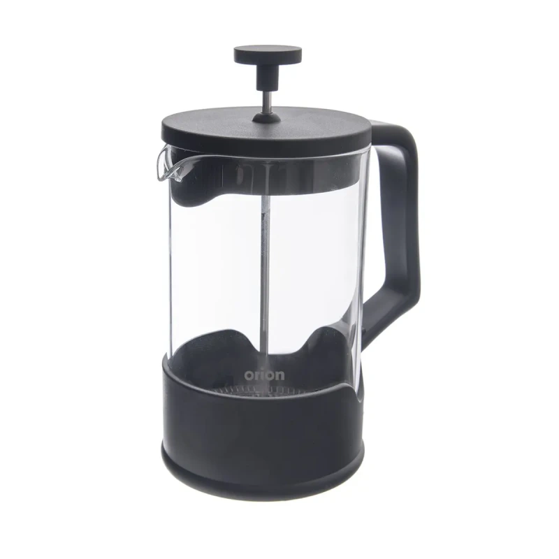 French press BLACK 1 l – sklenená kanvica so sitkom na kávu a čaj 5