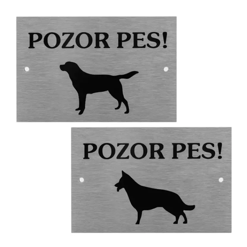 Označenie/ tabuľka Pozor pes! mix