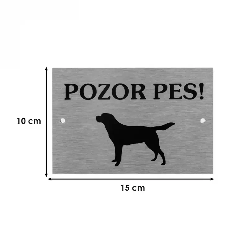 Označenie/ tabuľka Pozor pes! mix 1