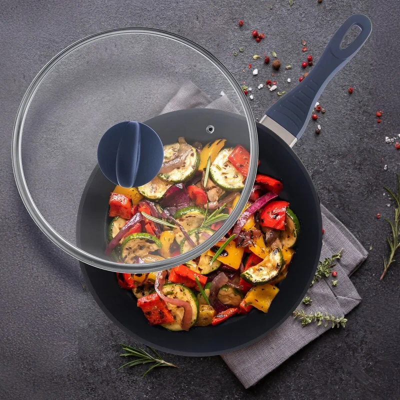 Nepriľnavá panvica DIAMANT 28 cm so sklenenou pokrievkou – indukcia, PFOA FREE 4