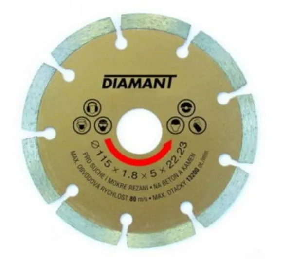 Kotúč diamantový, priemer 230x22mm, SEGMENT