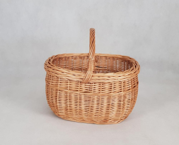 Košík prútený 4 32x26xH18 cm oválny KLC