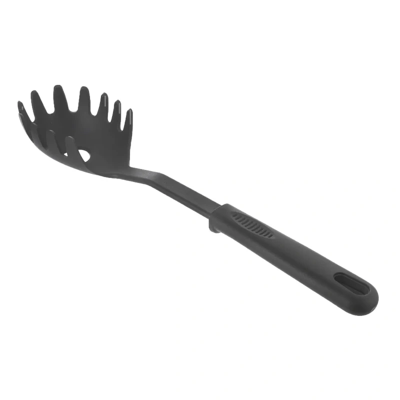 Naberačka špagiet BLACKLINE 31 × 7 cm – naberačka cestovín, odkvapkávacia,odolná do 200 °C 1