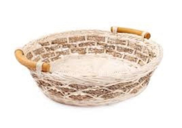 Košík RATAN okrúhly 26x26x7 cm