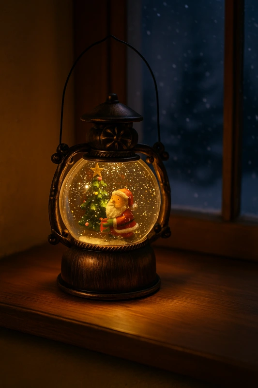 LED Lampáš 13×11×21 cm – batériový, mix typov 1