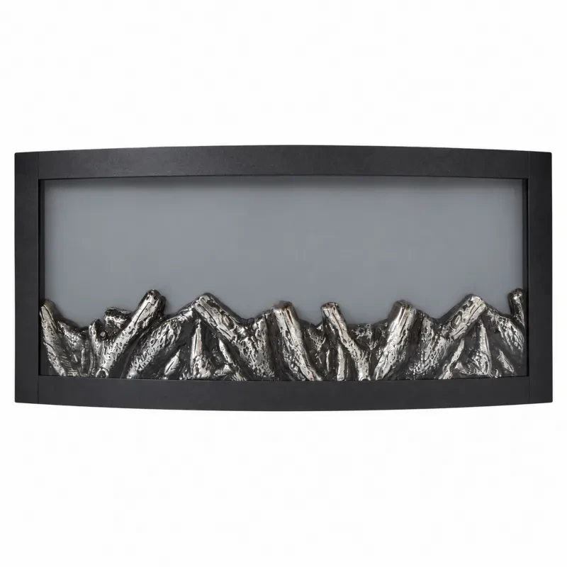LED dekoratívny krb 58 × 25 × 15 cm / časovač / zmena farieb / s adaptérom 2