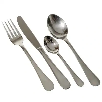 Jedálenský príbor KLASIK X – profesionálna 24-dielna nerezová sada v kazete 1