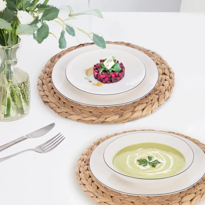 Jedálenská sada DECORA 18 dielov – porcelánová pre 6 osôb 1