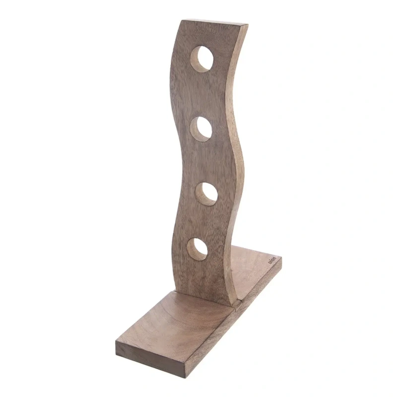 Stojan MANGO na víno – drevený stojan pre 4 fľaše 2