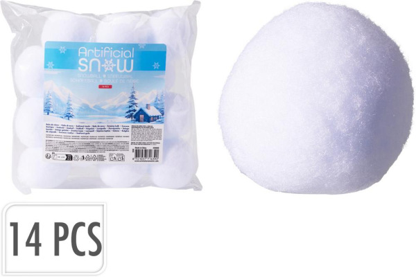 Dekorácia guľa 5 cm sada 14 ks