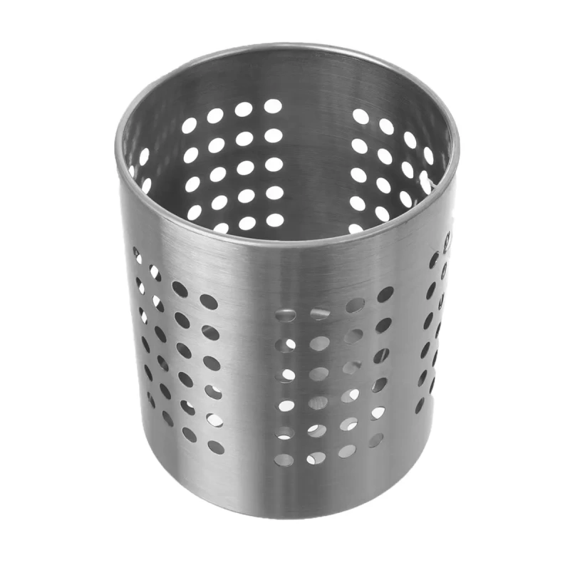 Stojan na príbory Ø 12 cm – nerezový organizér a odkvapkávač 3