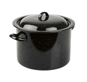 Hrniec smalt+pokr. 32 cm/21L VP čierny prskaný KLC