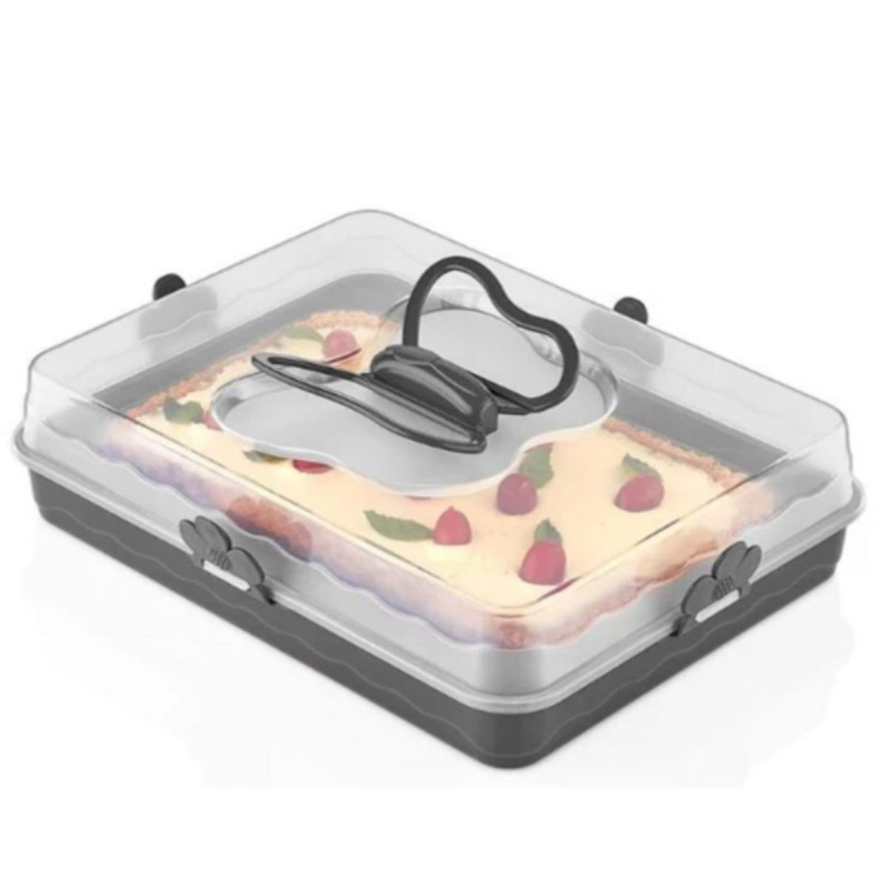 Dóza na potraviny/box PIKNIK UH 37x28x9cm s úchytmi KLC