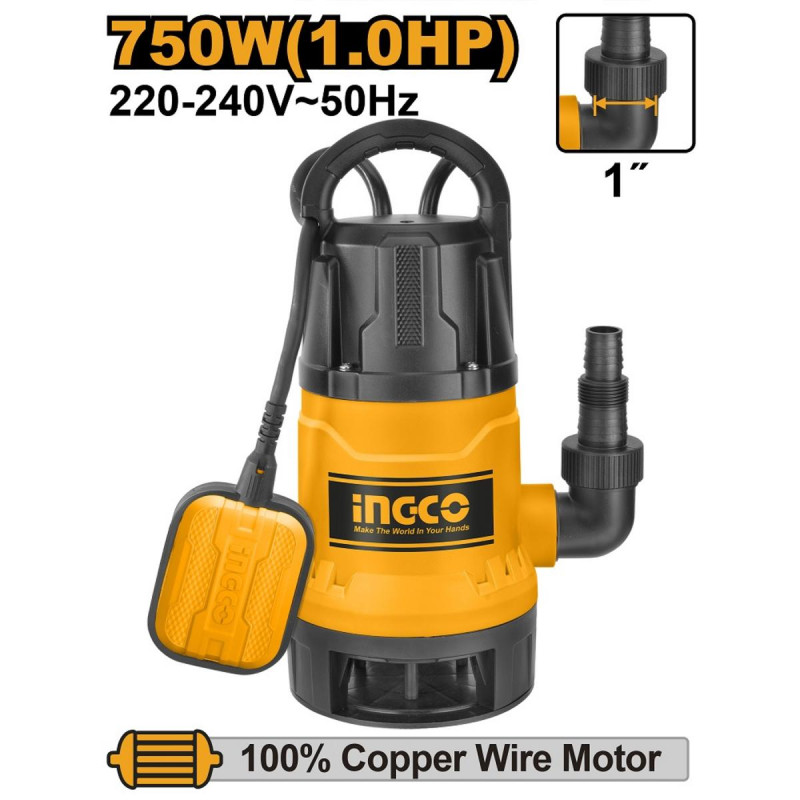 Čerpadlo kalové SPD7508 INGCO, 750W, 220V KLC