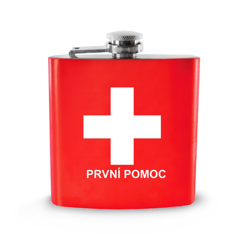 Vrecková fľaša První pomoc 0,17 l
