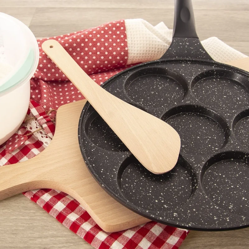 Obracačka skosená 27 cm – buková kuchynská obracačka na jemné pokrmy 1