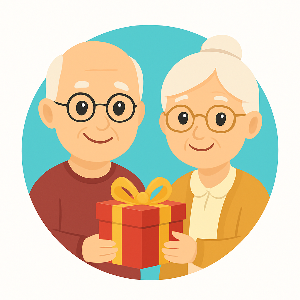 Darčeky pre starých rodičov