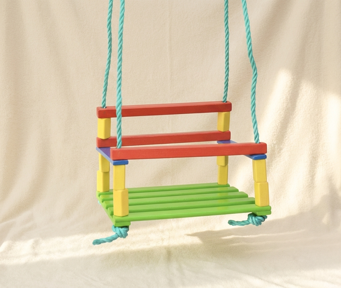 Hojdačka detská drevo