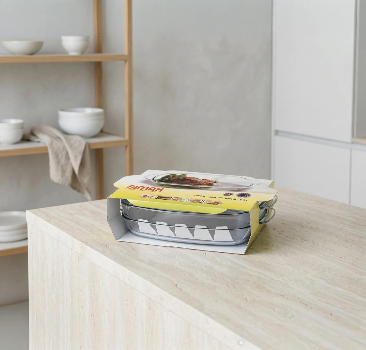 Sklenený pekáč 8 l