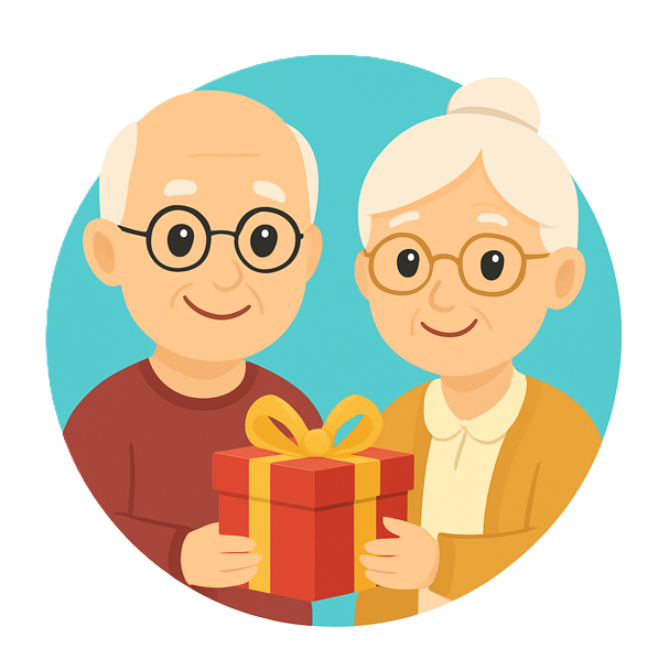 Darčeky pre starých rodičov